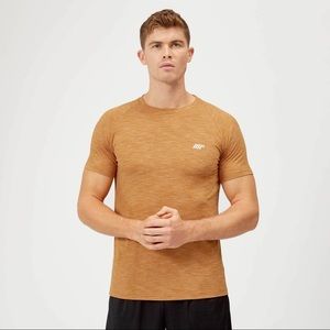 Mens Myprotein Performance Workout Top Tee T-Shirt - Ash Marl Size Medium